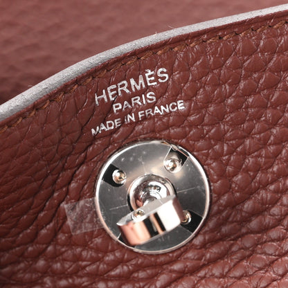 Hermes Taurillon Clemence Mini Lindy 20 Terre 1983359