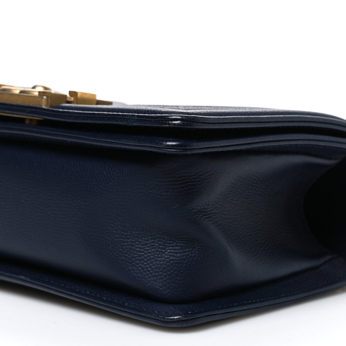 Chanel Caviar Quilted Small Boy Flap Navy