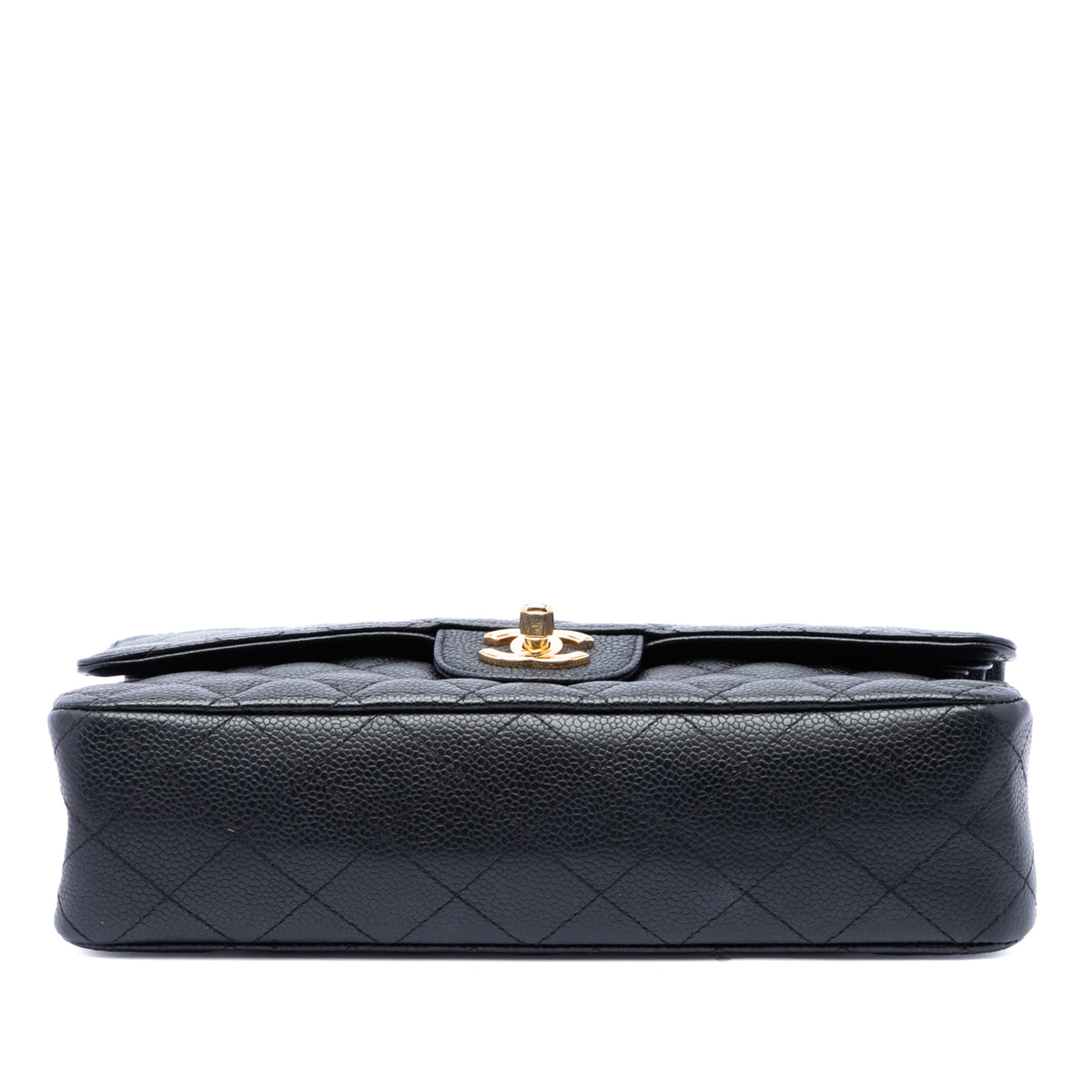 Classic Double Flap Bag Quilted Caviar Medium