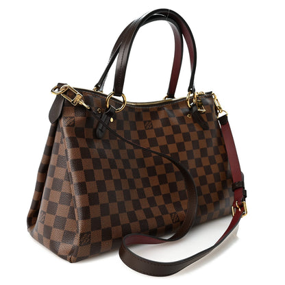 Louis Vuitton Damier Ebene Canvas Lymington Shoulder Bag Brown