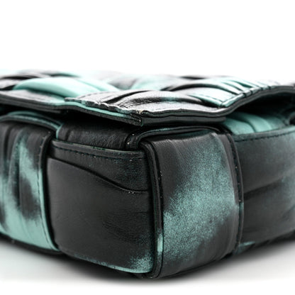 Bottega Veneta Nappa Maxi Intrecciato Padded Cassette Bag Celadon Inkwell 1983362