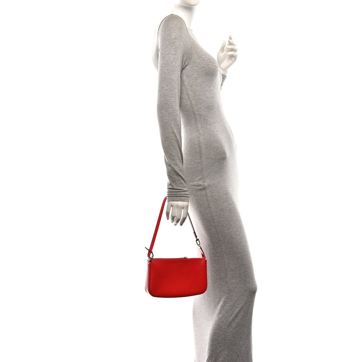 Louis Vuitton Epi Pochette Accessories NM Coquelicot