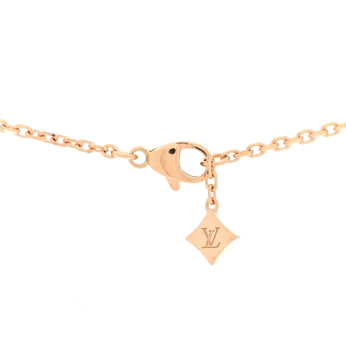 Louis Vuitton 18K Pink Gold Diamond Idylle Blossom Pendant Necklace