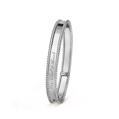 18K Gold VCA Perlée Signature Medium Model Bracelet