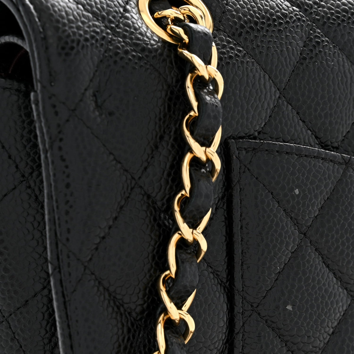 Chanel Caviar Quilted Medium Double Flap Black 1982984