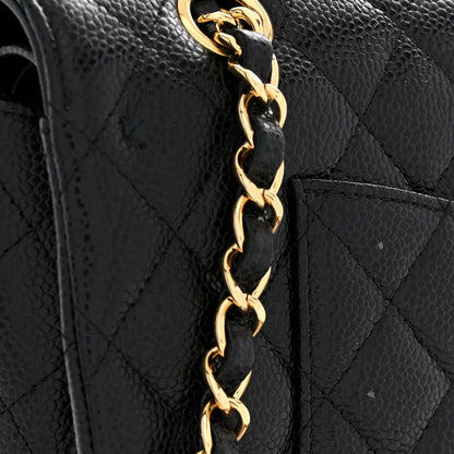 Chanel Caviar Quilted Medium Double Flap Black 1982984