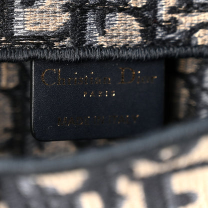 Christian Dior Oblique Slim Saddle Pouch Blue