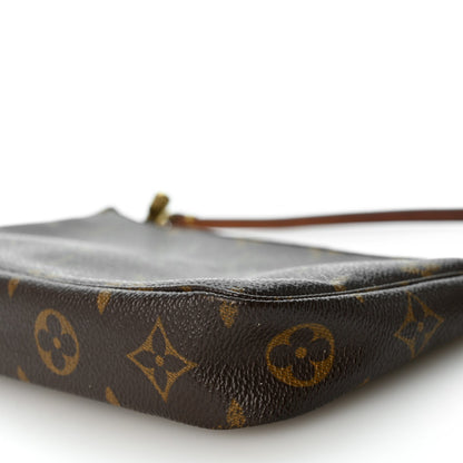 Louis Vuitton Monogram Pochette Accessories Bag Brown