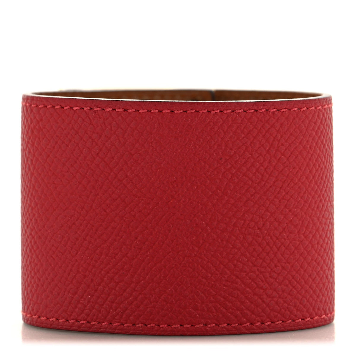 Hermès Epsom Kelly Extreme Dog Bracelet S Rouge Casaque