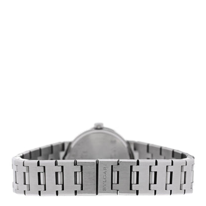 Bulgari Stainless Steel 23mm Quartz Watch Black