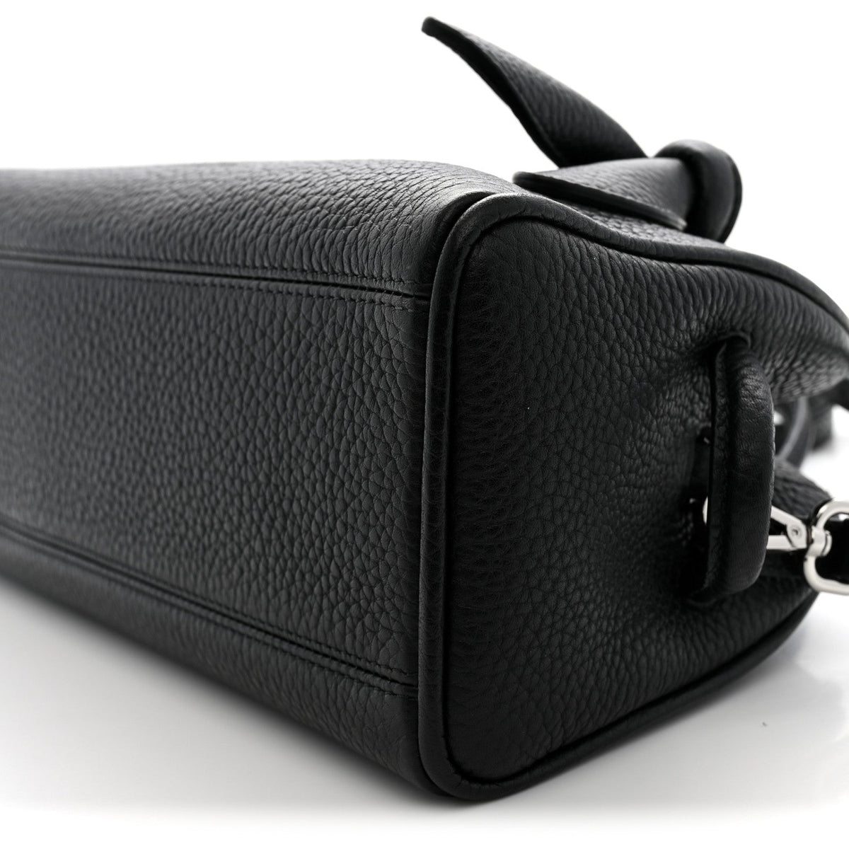 Jacquemus Grained Calfskin Le Petit Turismo Black