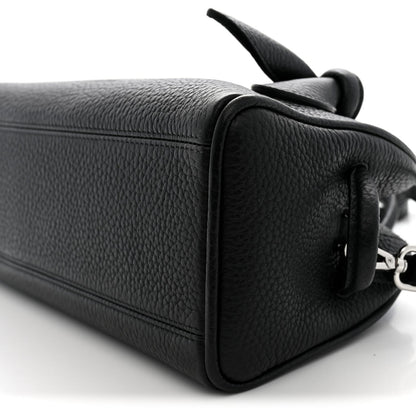 Jacquemus Grained Calfskin Le Petit Turismo Black