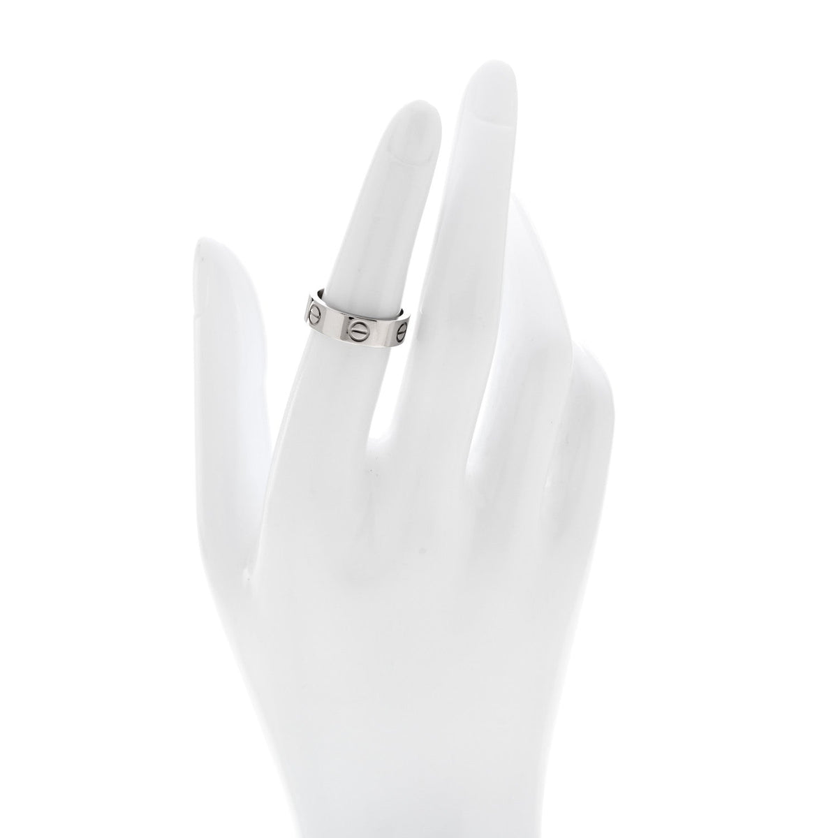 Cartier 18K White Gold 5.5mm LOVE Ring