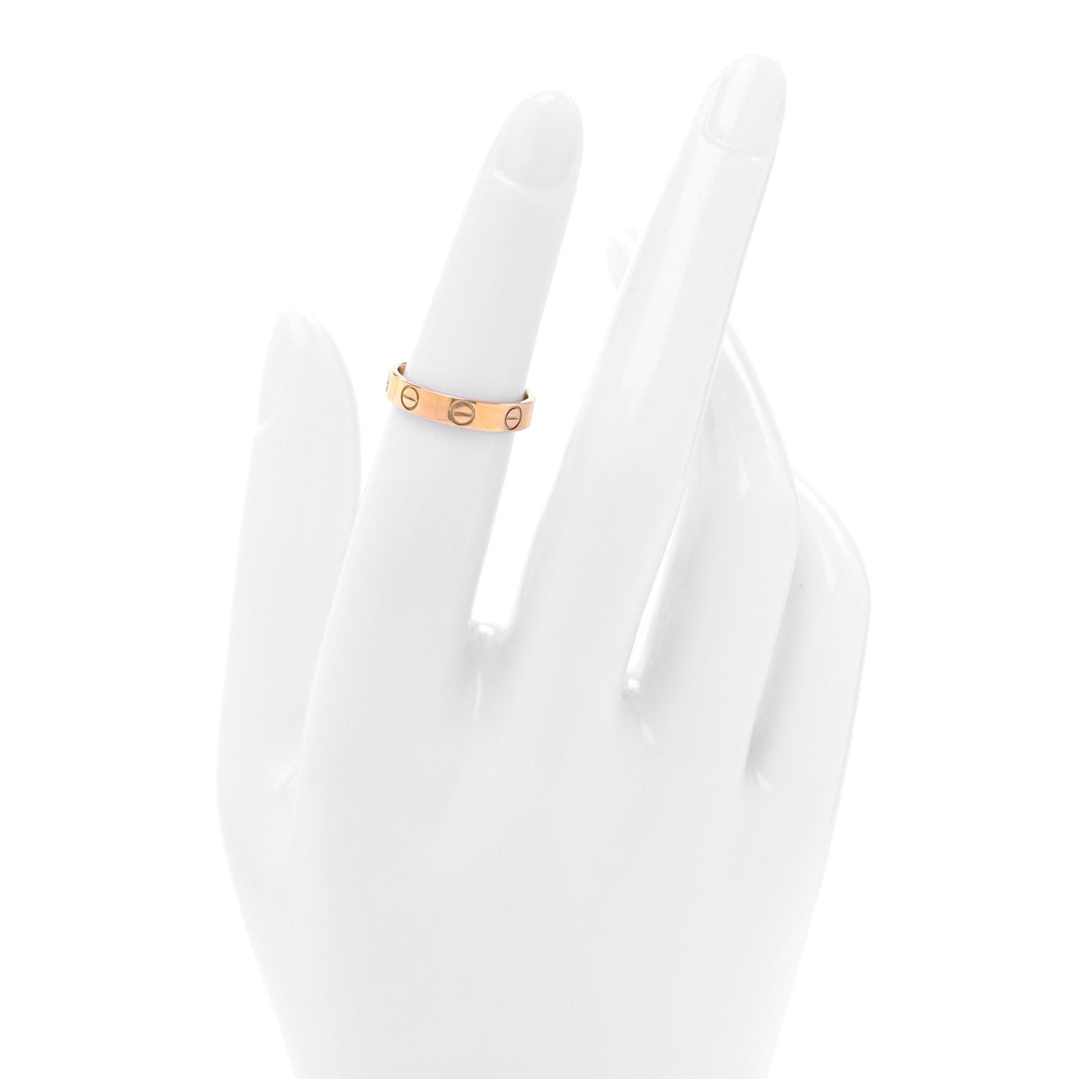 Cartier 18K Yellow Gold 3.5mm LOVE Wedding Band Ring 48 4.5
