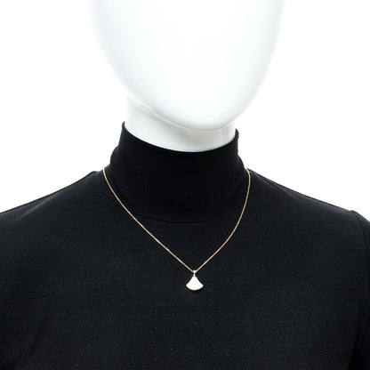 Bulgari 18K Rose Gold Diamond Mother of Pearl Small Divas' Dream Pendant Necklace