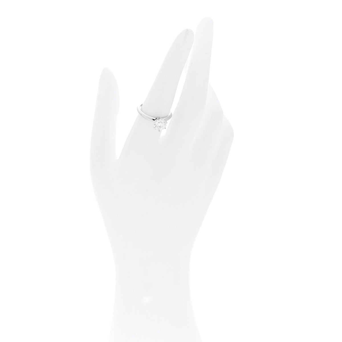 Tiffany Platinum Diamond 1.62ct Solitaire Engagement Ring 54 7