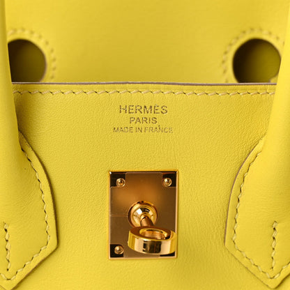 Hermes Swift Birkin 25 Lime
