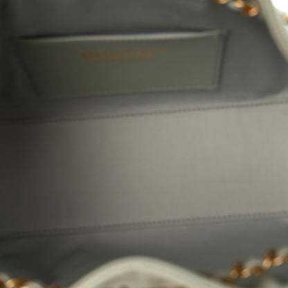 Chanel Caviar Quilted Mini 25 Handbag Light Green