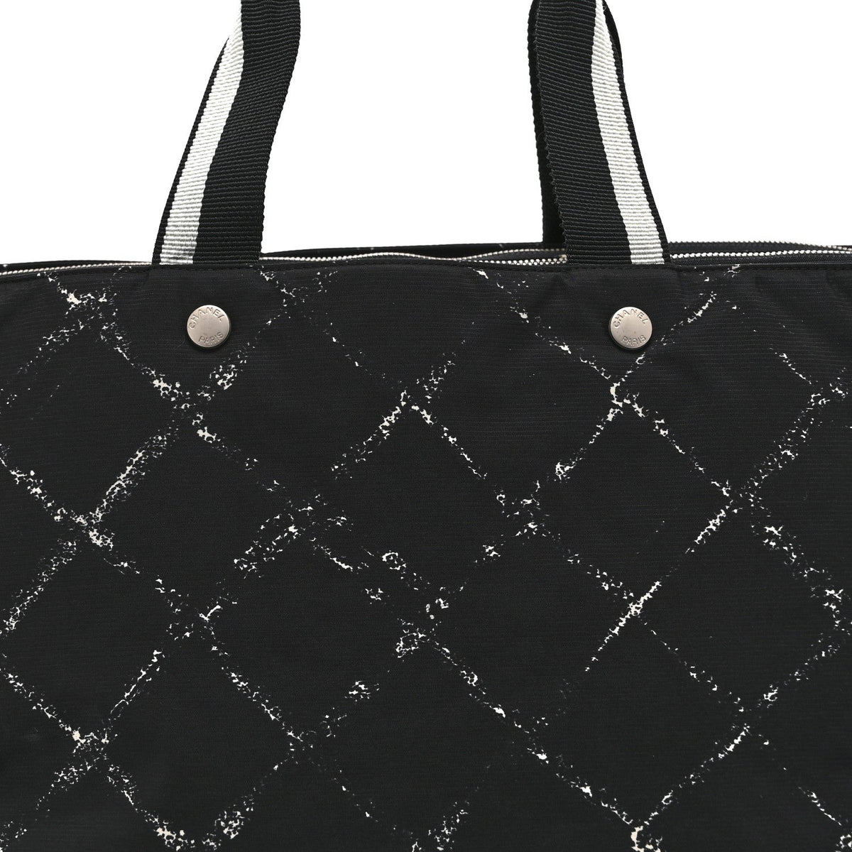 Chanel Nylon Travel Duffel Bag Black