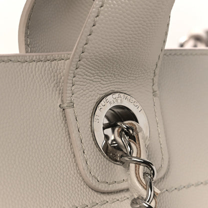 Chanel Caviar Medium Studded Deauville Tote Ivory 1889632