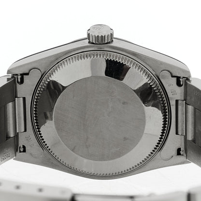 Rolex Stainless Steel 31mm Oyster Perpetual Watch Black 77080