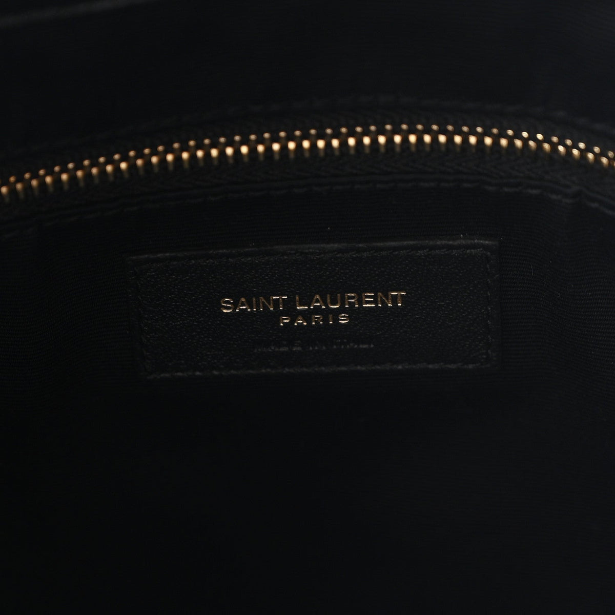 Saint Laurent Lambskin Quilted Maxi Icare Shopping Tote Black