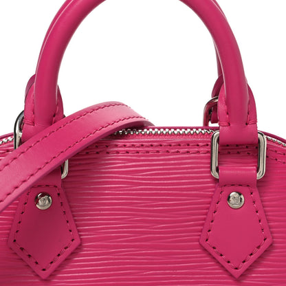 Louis Vuitton Epi Nano Alma Hot Pink