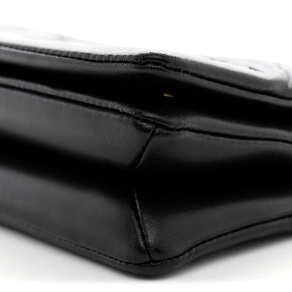 Louis Vuitton Lambskin Embossed Monogram Pochette Coussin Black 1985346