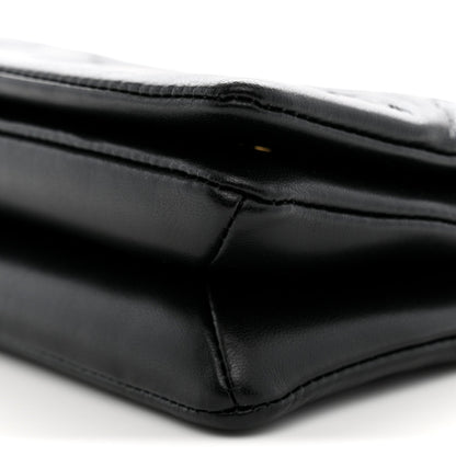 Louis Vuitton Lambskin Embossed Monogram Pochette Coussin Black 1985346