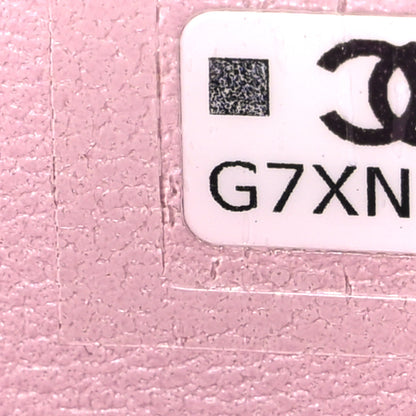 Chanel Lambskin Quilted Small Top Handle Vanity Case Light Pink 1985279
