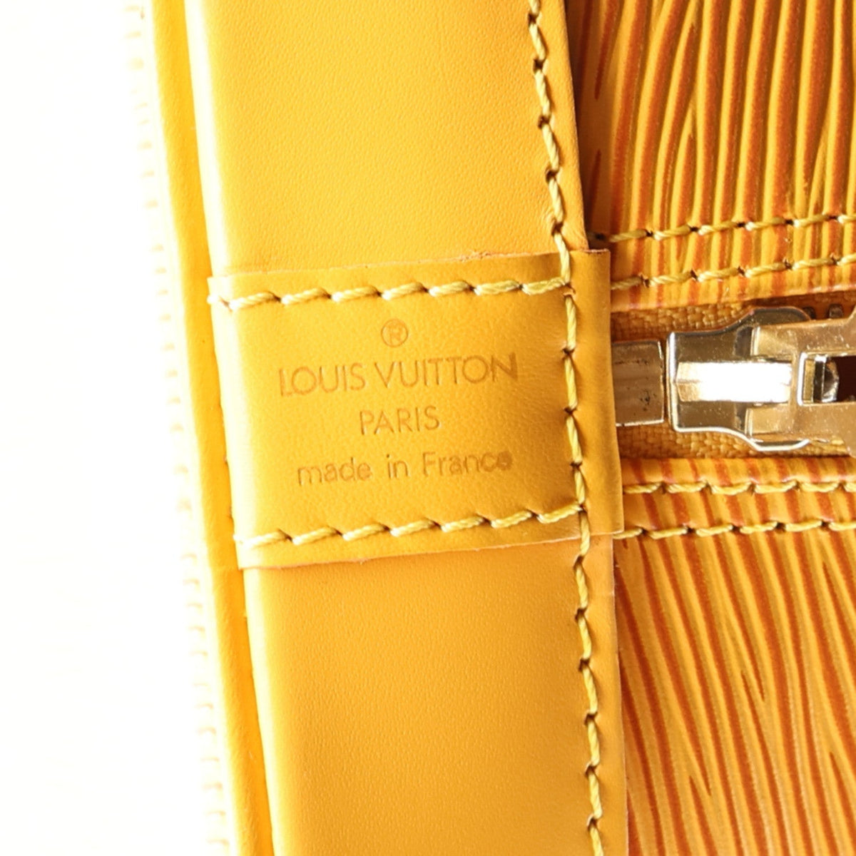 Louis Vuitton Epi Alma PM Tassil Yellow 1967032