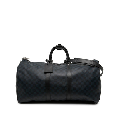 Keepall Bandouliere Bag Damier Cobalt 55
