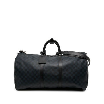 Keepall Bandouliere Bag Damier Cobalt 55