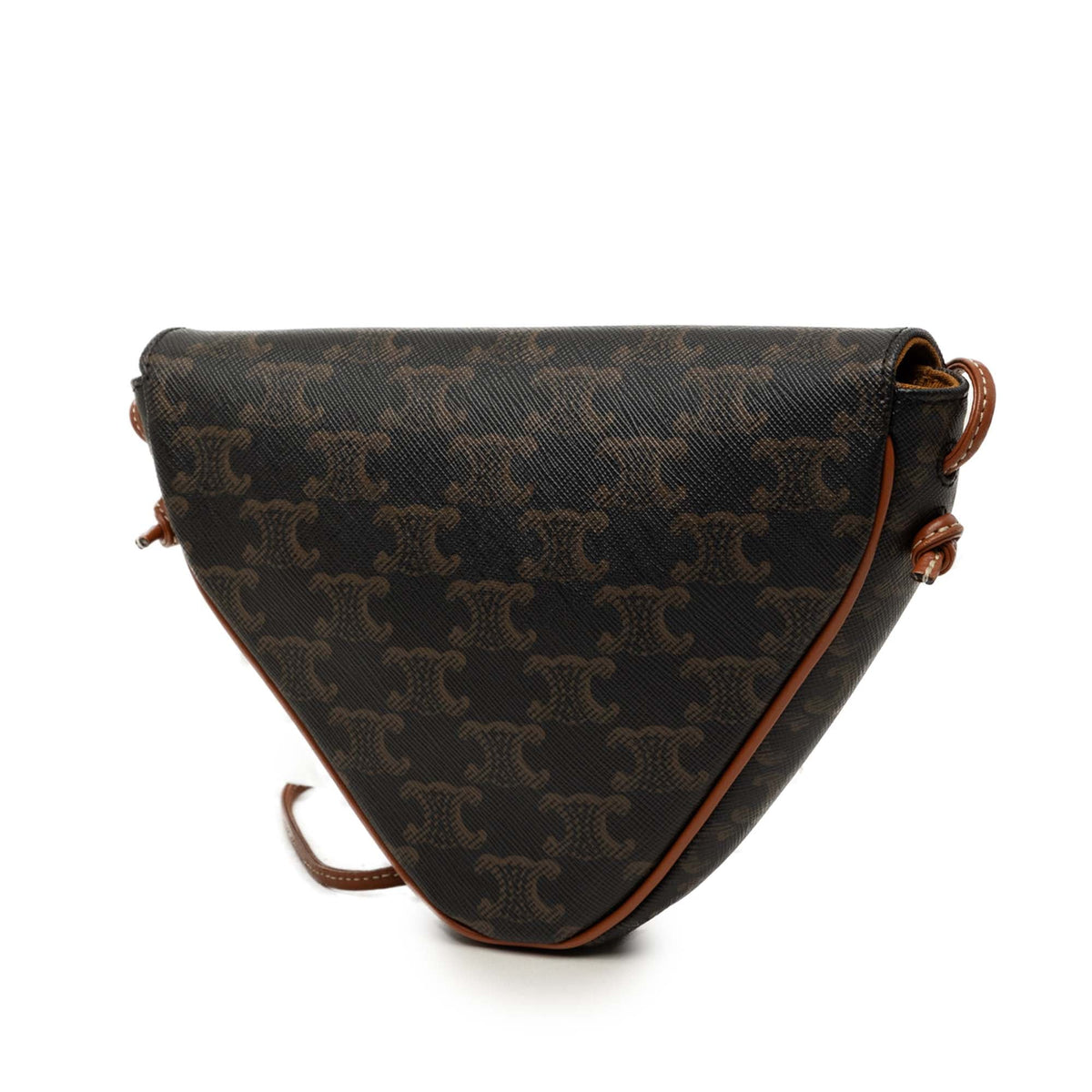 Triangle Crossbody Bag Triomphe Coated Canvas