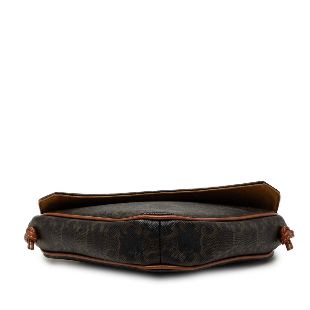 Triangle Crossbody Bag Triomphe Coated Canvas