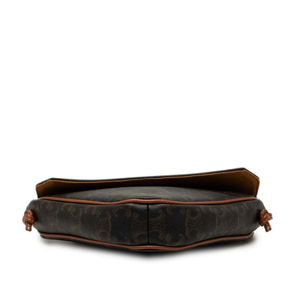 Triangle Crossbody Bag Triomphe Coated Canvas
