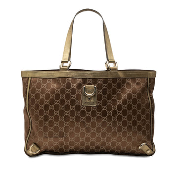 Abbey D-Ring Tote Leather Large