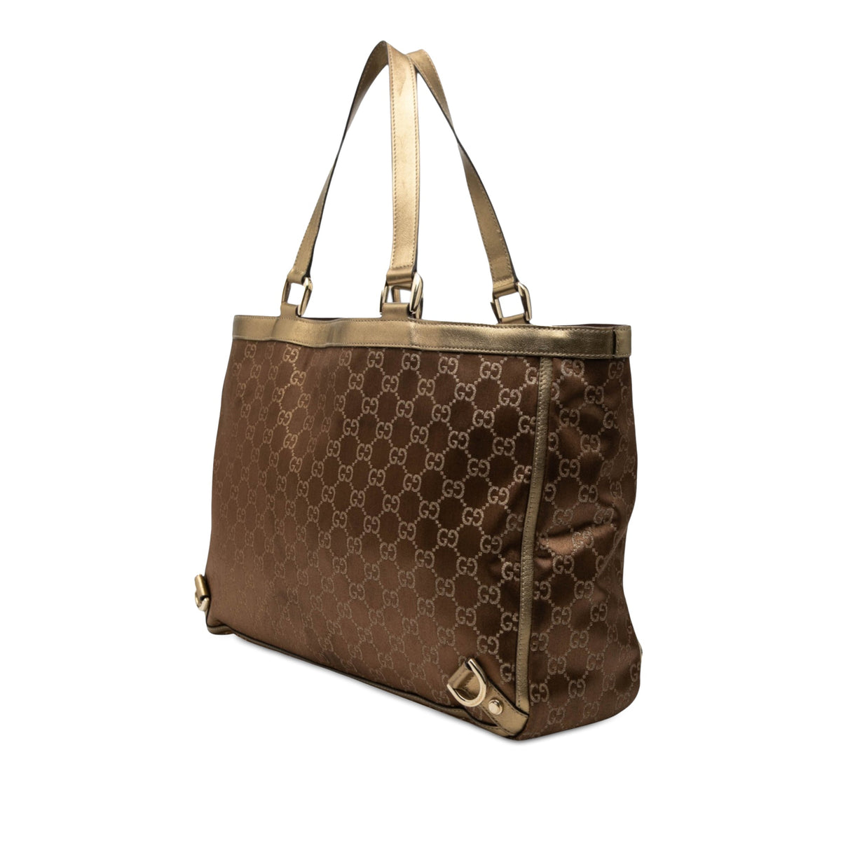 Abbey D-Ring Tote Leather Large