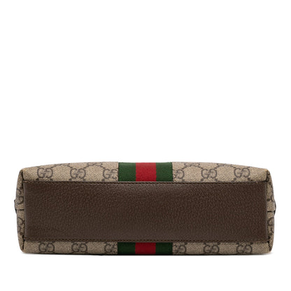 Ophidia Dome Shoulder Bag GG Coated Canvas Small