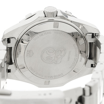 Tag Heuer Stainless Steel Mother of Pearl Aquaracer Watch WBD131C