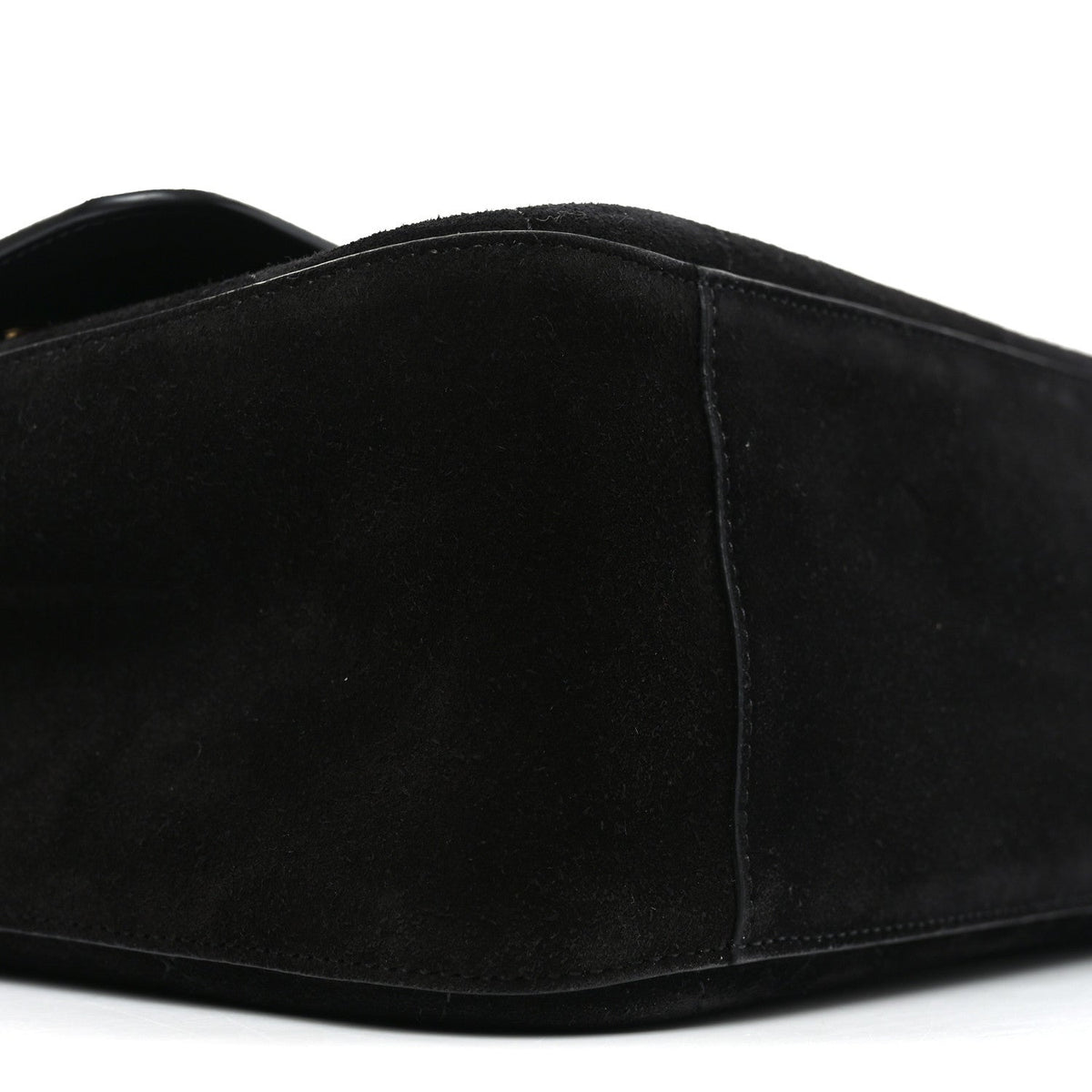 Chanel Suede Calfskin Small Souplissimo Maxi Flap Black