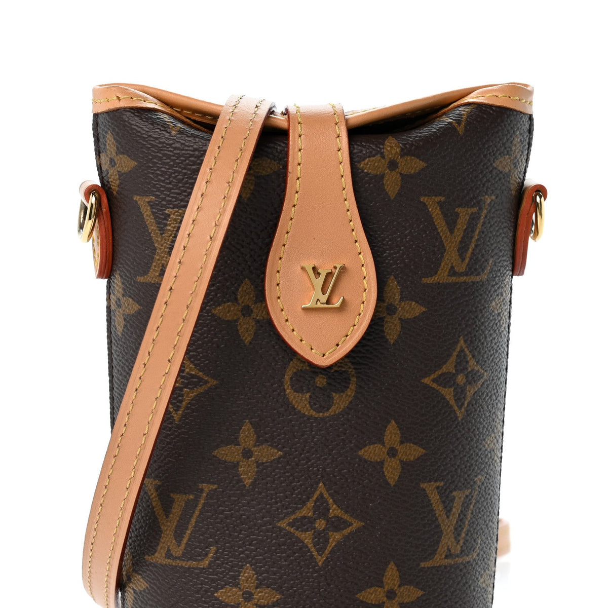 Louis Vuitton Monogram Fold Me Pouch Brown