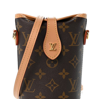 Louis Vuitton Monogram Fold Me Pouch Brown