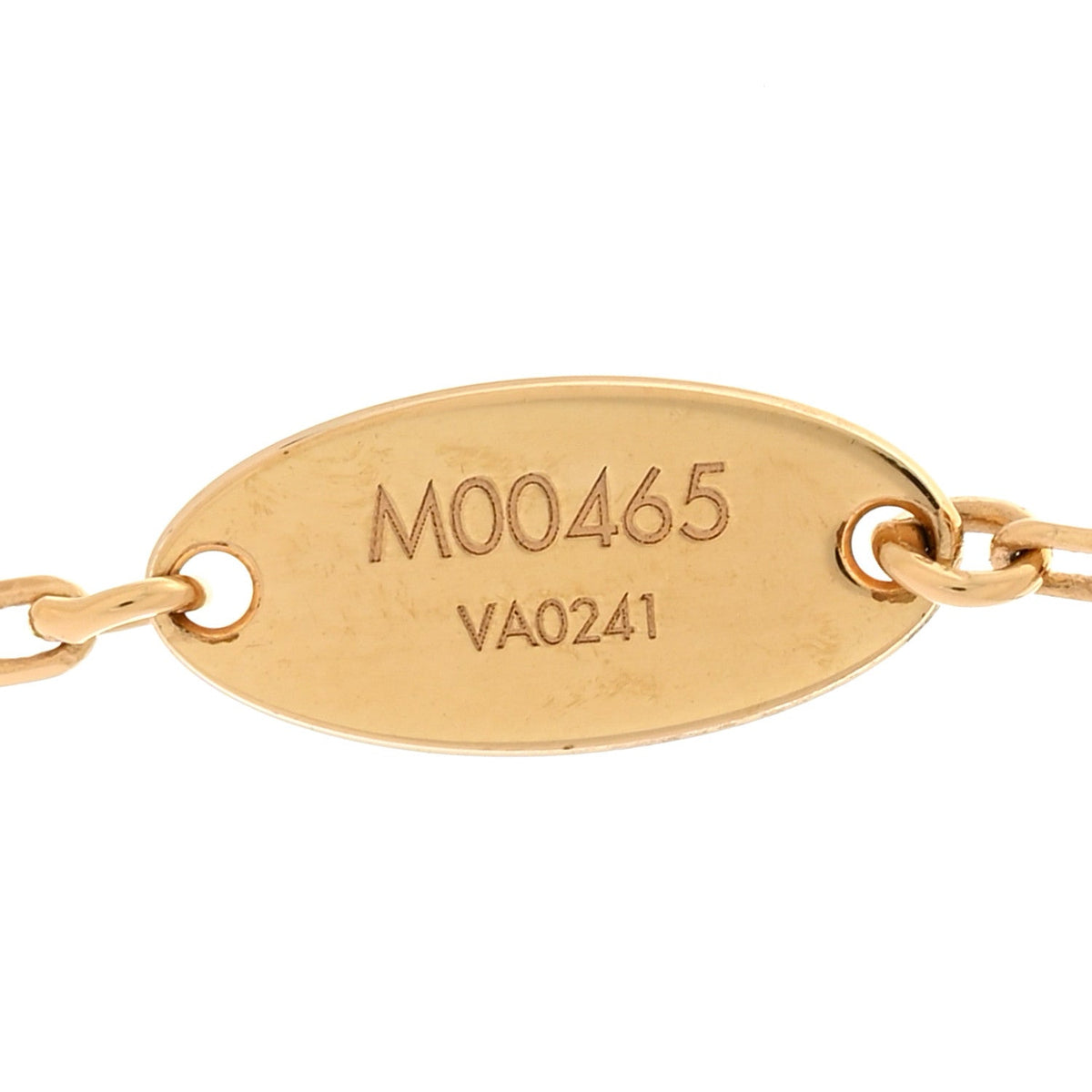 Louis Vuitton Metal Fall In Love Necklace Gold