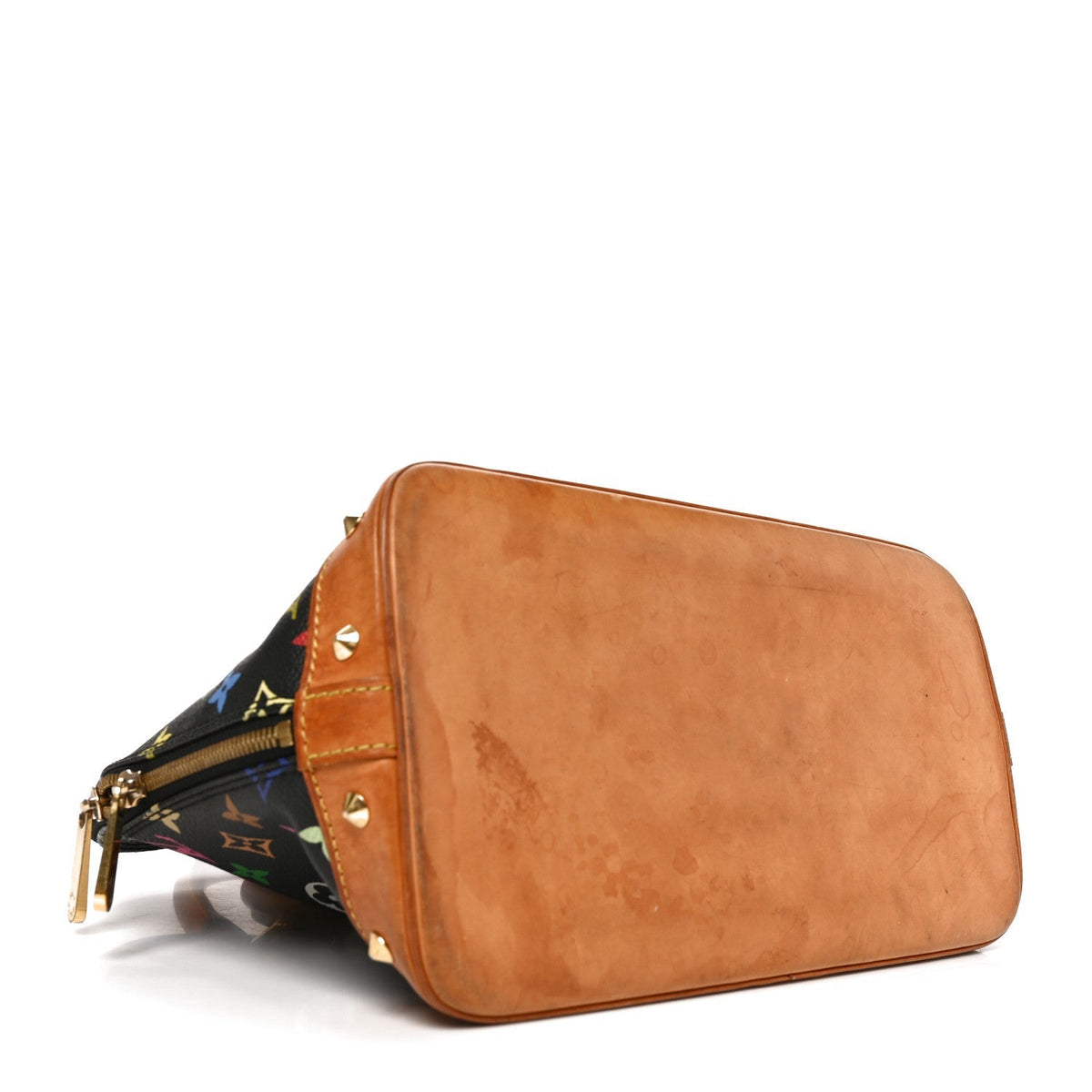 Louis Vuitton Monogram Multicolor Alma Bag Black