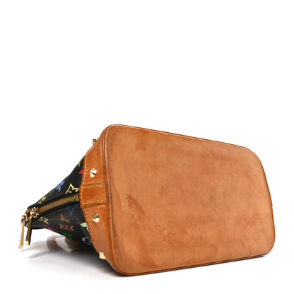 Louis Vuitton Monogram Multicolor Alma Bag Black