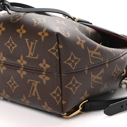 Louis Vuitton Monogram Canvas BB Montsouris NM Backpack Black