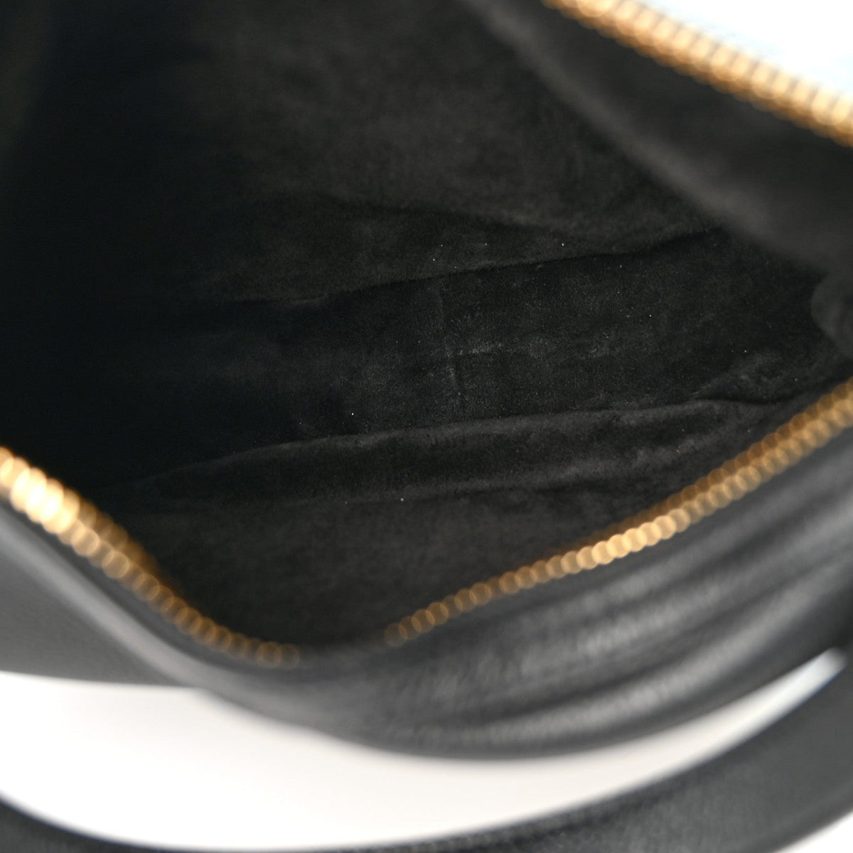 Celine Supple Calfskin Cuir Triomphe Small Heloise Shoulder Bag Black