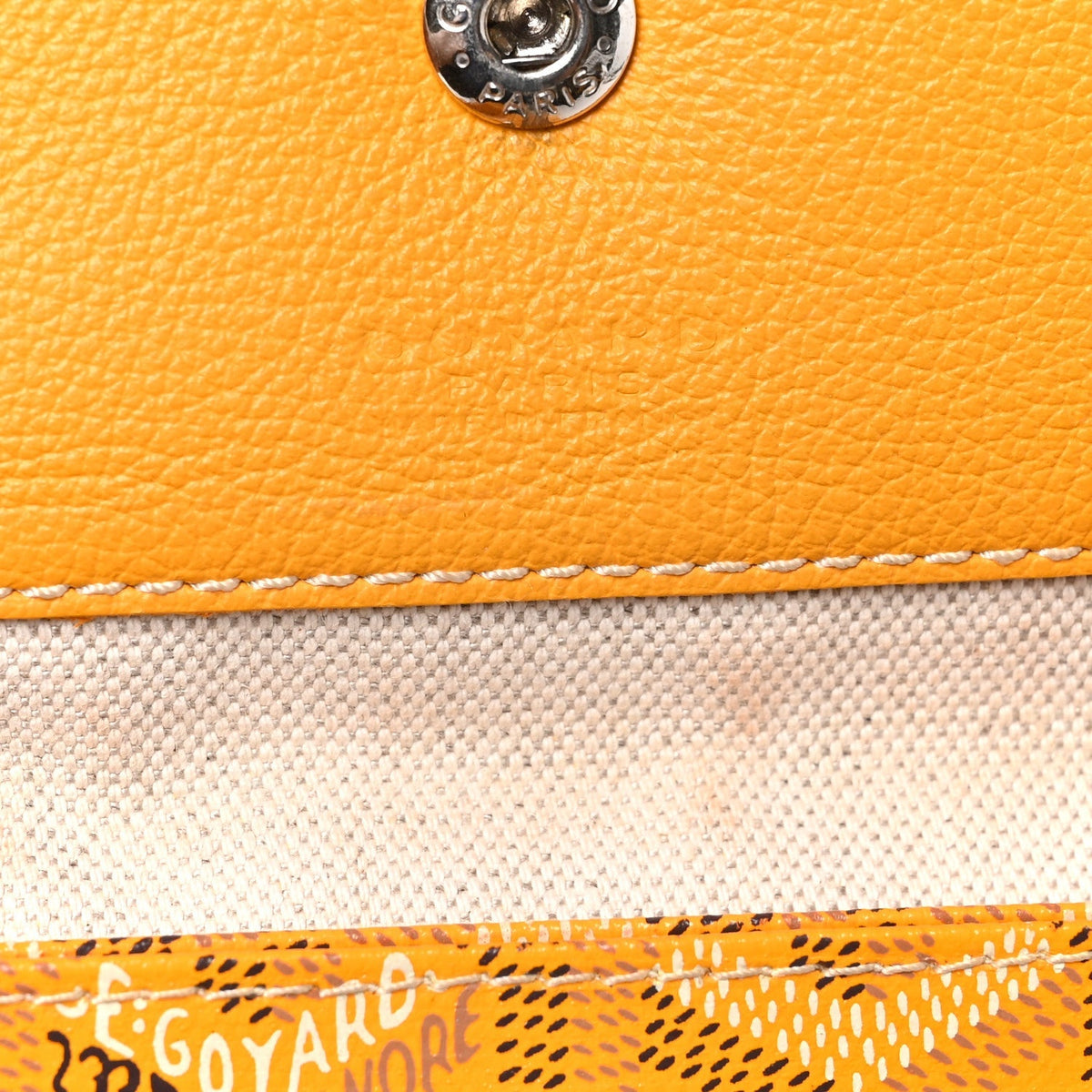 Goyard Goyardine Saint Louis GM Yellow