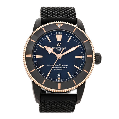 Breitling Stainless Steel 18K Rose Gold 44mm Superocean Heritage II Watch UB20303A1B1S1